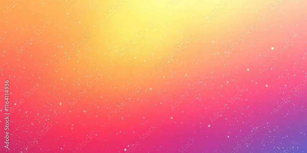 Poster a vibrant gradient background with sparkling elements, ideal for digital designs.