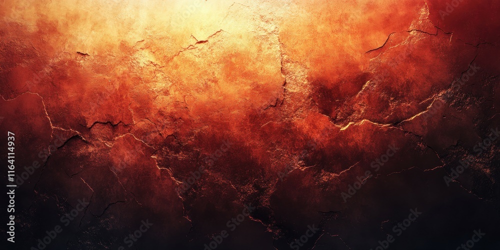 Poster Abstract textured background with warm tones and cracks, suitable for design projects.