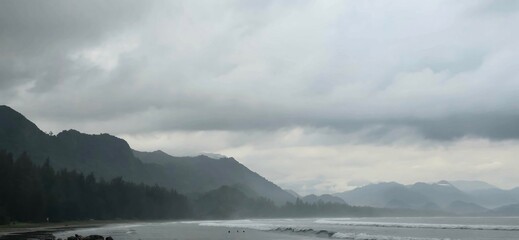 fog in the mountains