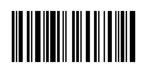 Barcode vector icon. Code stripes sticker, Barcode label illustration. Bar code design for product.
