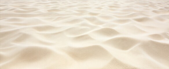 Obraz premium Serene White Sand Texture: Minimalistic Summer and Holiday Landscape Background