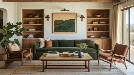 Modern Rustic Living Room Interior Design