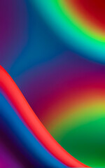 A colorful abstract background with wavy lines.