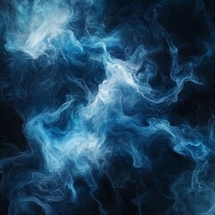 Obraz premium Abstract Blue Swirling Nebula
