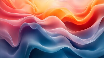 Fototapeta premium Abstract Colorful Waves Background