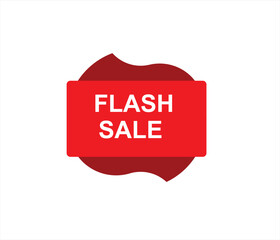 Flash Sale Shopping Poster or button with .  design for social media and Special Offer campaign and text on different background
