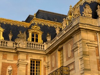 Ornate Architecture of Versailles Palace