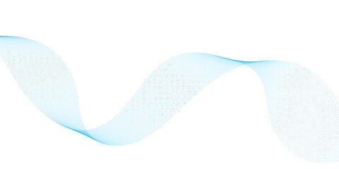 Abstract vector background with blue wavy lines. vector illustration.
