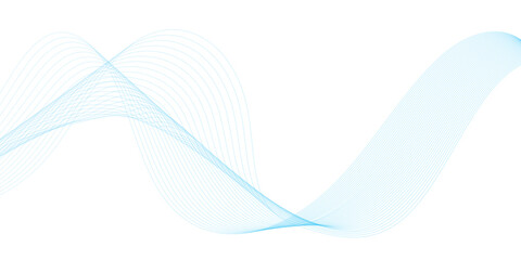 Abstract vector background with blue wavy lines. vector illustration.