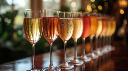 Wine tasting experience with varied selections in a modern tasting room