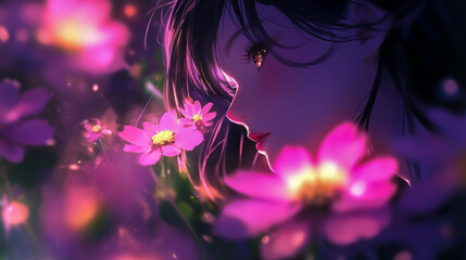 Close-up of Echinacea flower in full bloom.