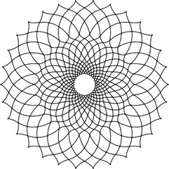 Obraz premium vector illustration mandala design