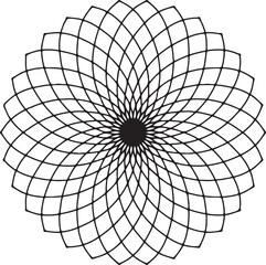 Obraz premium vector illustration mandala design