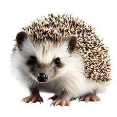 Obraz premium hedgehog isolated on transparent background 