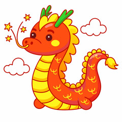 Fototapeta premium Celebrating chinese new year vibrant dragon parade in city streets festive environment colorful viewpoint