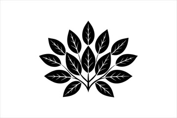Leaves Icon - Vector Stock Illustration. Leaf Shapes Collection
