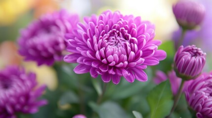 Vibrant Purple Flower in Full Bloom