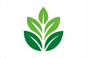 Leaves Icon - Vector Stock Illustration. Leaf Shapes Collection