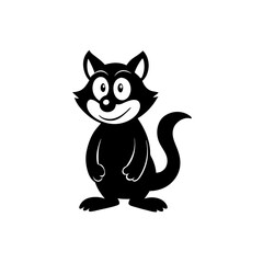 Tasmanian Devil cartoon vector silhouette