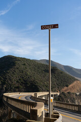 railroad crossing sign big sur