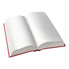 open book with blank pages