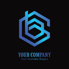 BG lettering logo is simple, easy to understand and authoritative