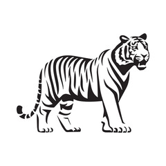 Tiger Silhouette vector 