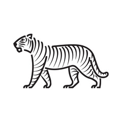 Tiger Silhouette vector 