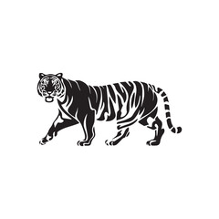 Tiger Silhouette vector 