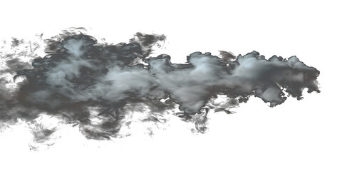Obraz premium Steam or smoke on transparent background. Cut out png