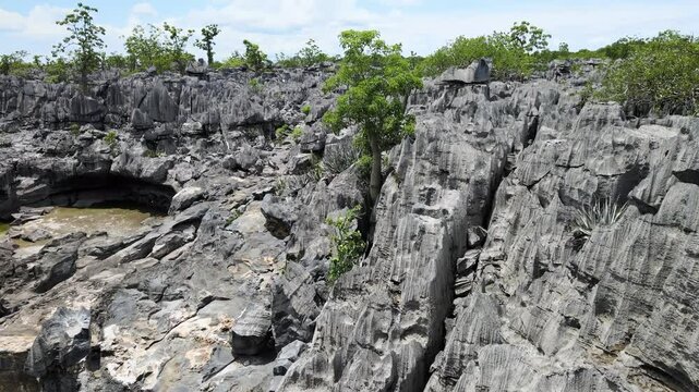 DESFILADEIRO DE ROCHA CALC&Aacute;RIA - LIMESTONE ROCK CANYON