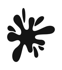 Abstract blob stain grunge doodle
