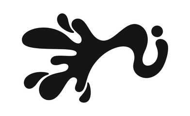 Water plash fluid splash symbol