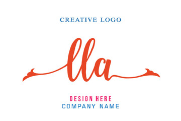 LLA lettering logo is simple, easy to understand and authoritative
