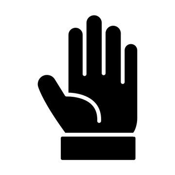 Palm Vector Glyph Icon Design
