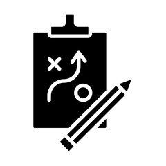 Business Plan Vector Glyph Icon Design