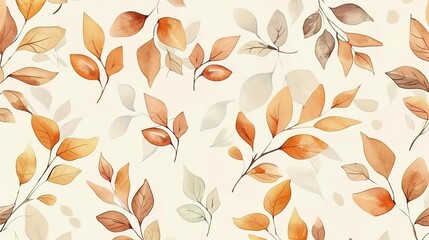 botanical garden seamless pattern wallpaper