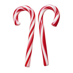 Red and White Striped Candy Canes