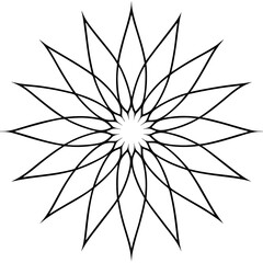 abstract flower design