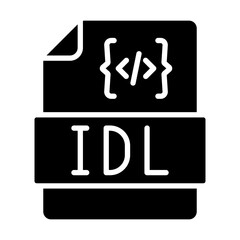 Idl Vector Glyph Icon Design