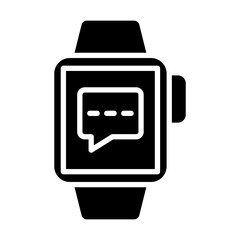 Message Vector Glyph Icon Design