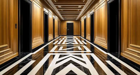 Obraz premium corridor in a hotel