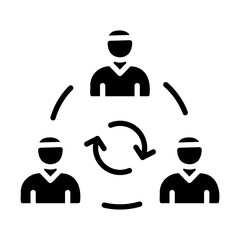 Agile Vector Glyph Icon Design