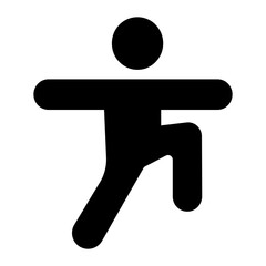 Pilates Vector Glyph Icon Design