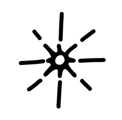 sparkles starburst spark comic doodle hand drawn star cute svg transparent clipart cutout digital sticker