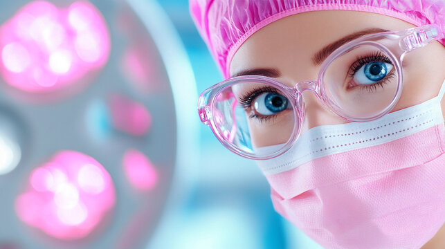 Surgeon Utilizes Augmented Reality Overlays During a Modern Surgical Procedure in an Advanced Operating Room Environment