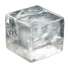 A cube made of ice
