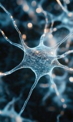 Neurons with synapses and microtubules