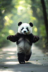 Obraz premium Animals wearing fashionable clothes