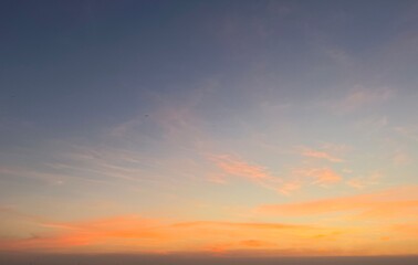Sunset in the sky